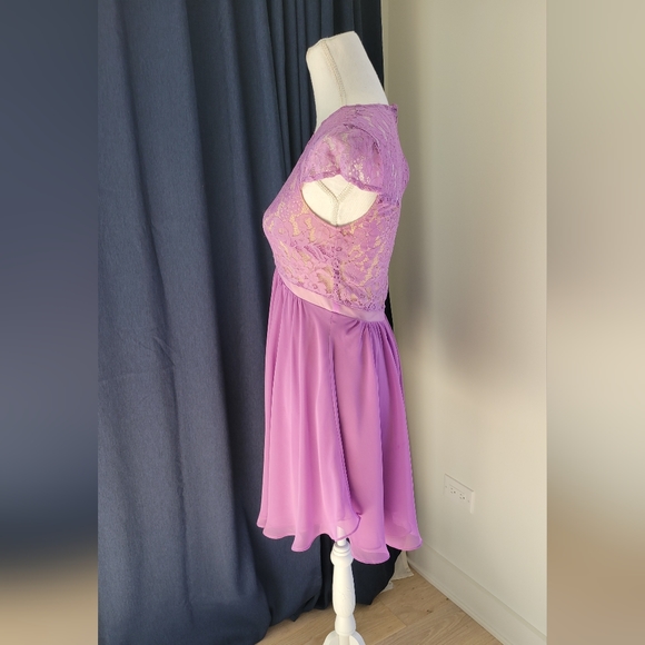 LULUS | Light Purple Lace Dress - Picture 5 of 9